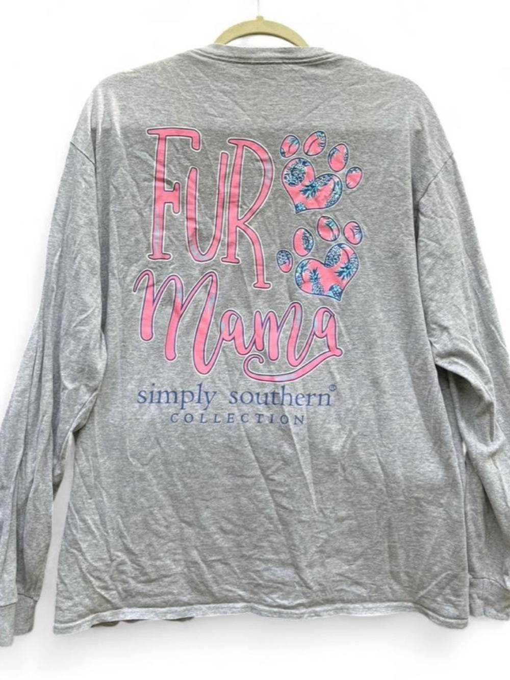 Simply
Southern "Fur Mama" Long
Sleeve Tee Size Large